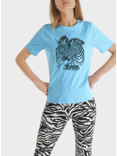 T-shirt met zebra's