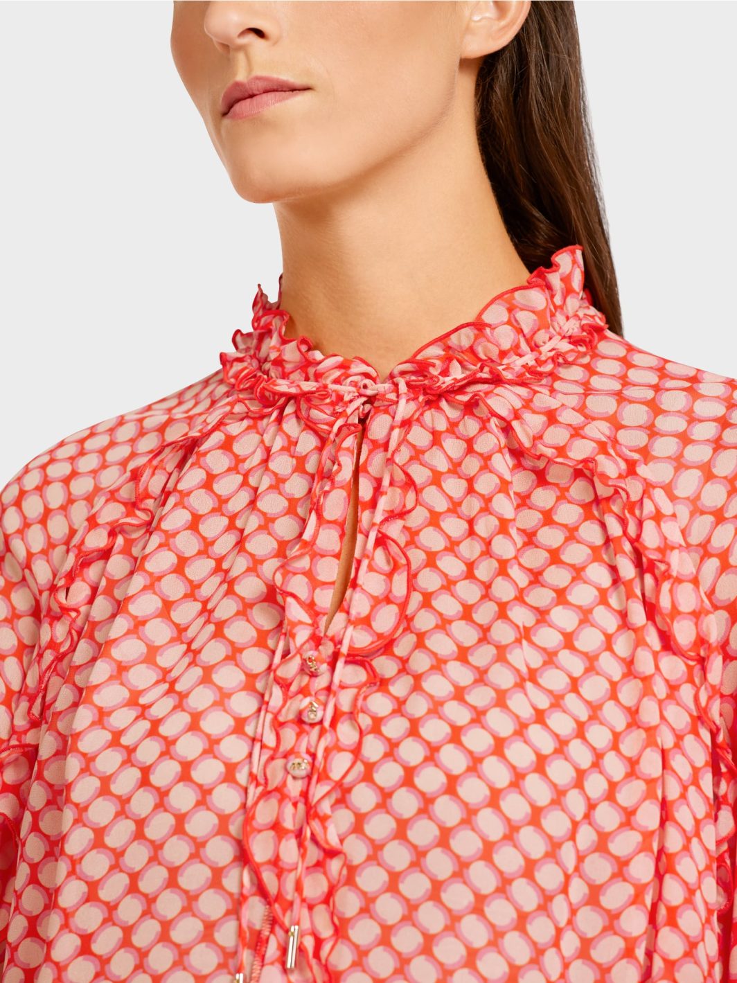 Marc Cain Collections blouse met ruches