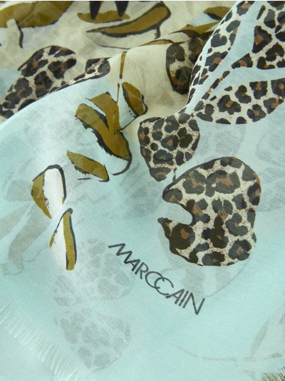 Marc Cain Sports sjaal in flora- en faunaprint