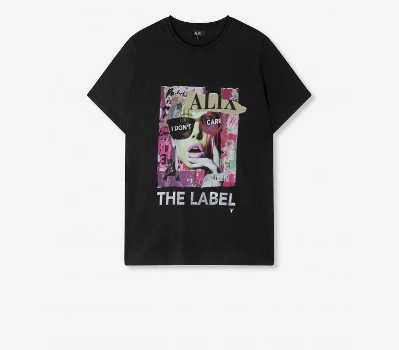 Alix the Label t-shirt collage