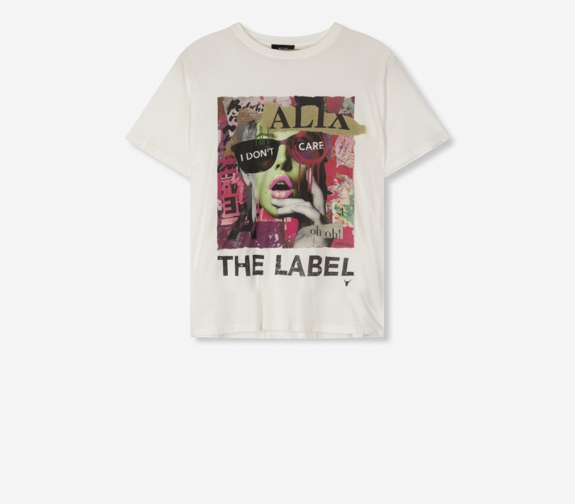 Alix the Label t-shirt collage