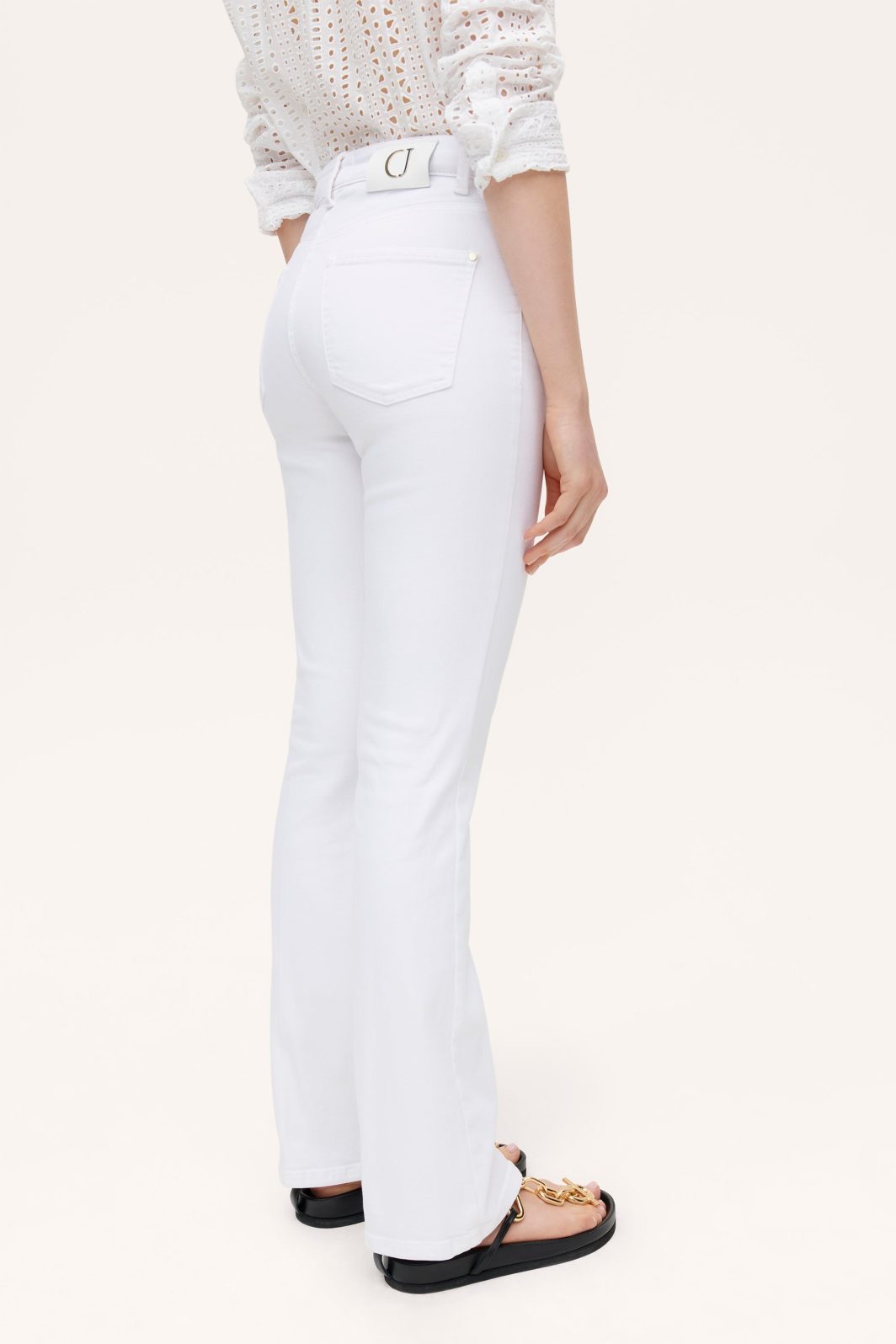 Cambio witte jeans Paris flared