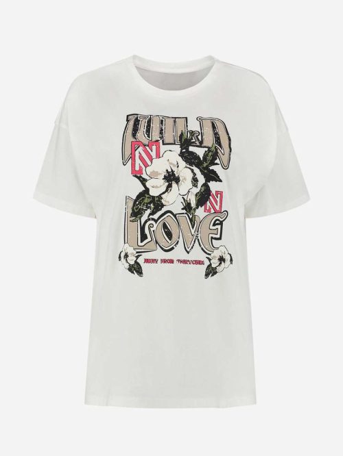 Kate Moss x Nikkie loose fit t-shirt Wild Love
