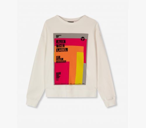 Alix the Label sweater met grafische print