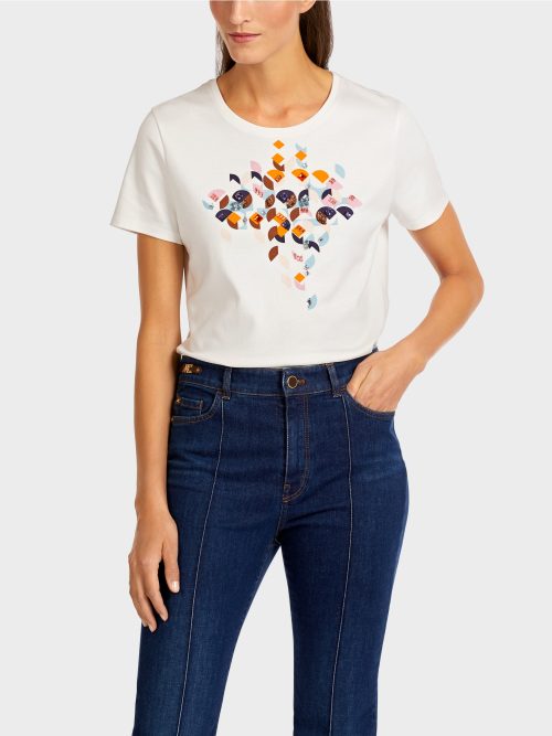 Marc Cain Collections t-shirt met steentjes