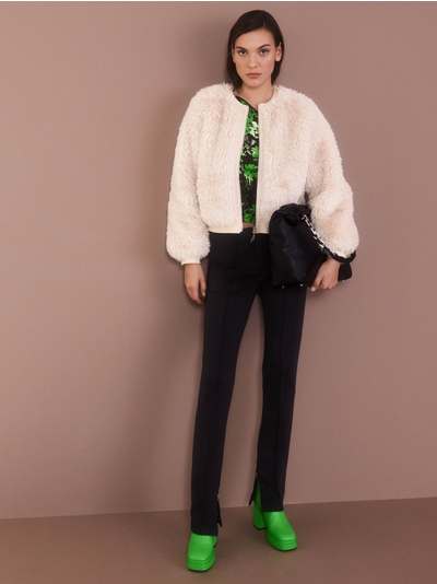 Marc Cain Collections fluffy jacket