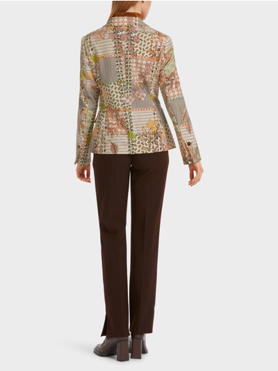 Marc Cain Collections blazer in patchworkprint