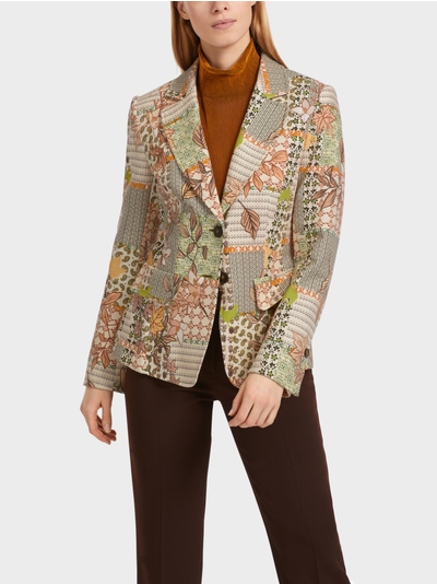 Marc Cain Collections blazer in patchworkprint