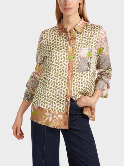 Marc Cain Collections blouse in bonte print